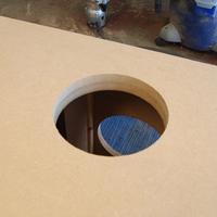 Exact duplicate woofer hole