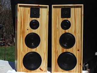 A pair of Genesis 3 speakers with HUMAN parts